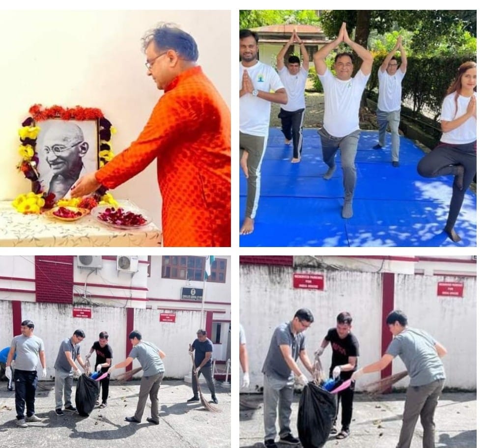 Bhutan: ভুটানের ফুন্টশোলিং এ ভারতীয় দূতাবাসে উদযাপিত হল গান্ধী জয়ন্তী