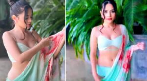 Urfi Javed: শাড়ি উড়িয়ে বিতর্কে উরফি,সোশ্যাল মিডিয়া তোলপার 