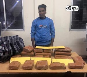 Siliguri: চৌদ্দ কেজি গাঁজা সহ গ্রেপ্তার এক 
