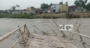 AMTA: মুন্ডশ্বরীর তীব্র স্রোতে হুড়মুড়িয়ে ভেঙে পড়লো বাঁশের সাঁকো
