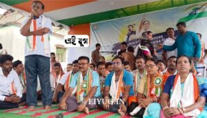 Tmc North 24 Parganas: কেন্দ্রের একাধিক বঞ্চনায় বসিরহাটে তৃণমূলের ধর্না