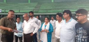 siliguri: শিলিগুড়ি ইন্ডোর স্টেডিয়ামের কাজ পরিদর্শনে মেয়র 