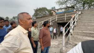 siliguri: কাঞ্চনজঙ্ঘা ক্রীড়াঙ্গন এর আধুনিকীকরণের কাজ পরিদর্শনে মেয়র 