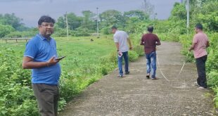 Alipurduar: ডাঙ্গি শ্মশান ঘাট এলাকার রাস্তা নিয়ে তদন্ত
