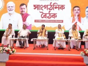 kolkata: কলকাতার নিউটাউনের কনভেনশন সেন্টারে বিজেপির সর্বভারতীয় সভাপতি নীতিন নবীন এর পৌরহিত্যে গুরুত্বপূর্ণ সাংগঠনিক বৈঠক